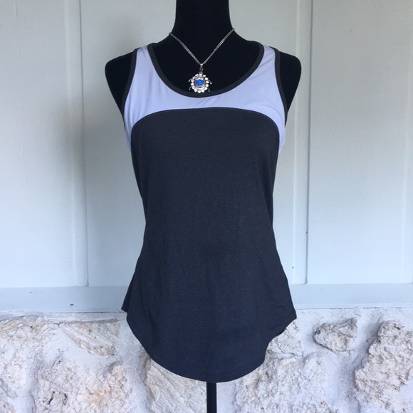 Athleta Tops - Athleta White & Grey workout tank